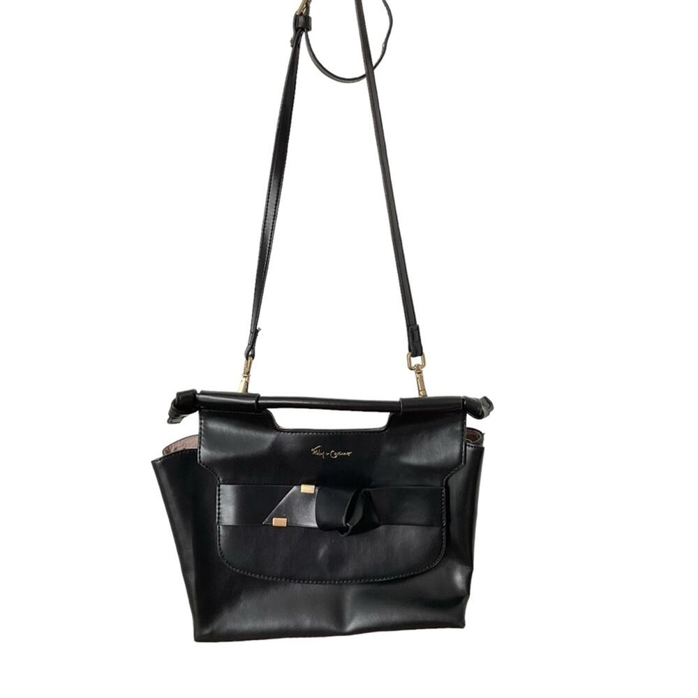 Foley & Corinna black crossbody bag purse bag - Picture 2 of 8